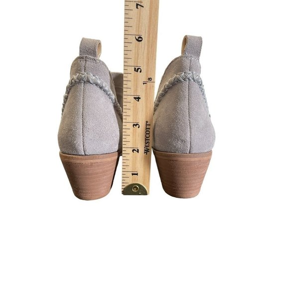 SOLE Society So-Nikkie Suede Booties in Gray Size 8 1/2M - Picture 5 of 6